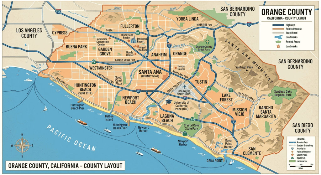 List of All Orange county cities 1